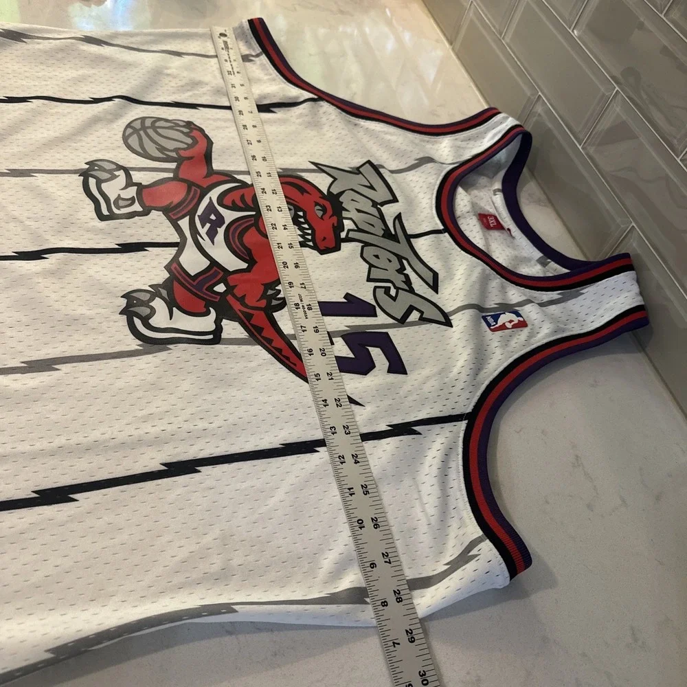 VINCE CARTER  NBA Jersey‎  Toronto Raptors  MENS  3XL MITCHELL & NESS  WHITE